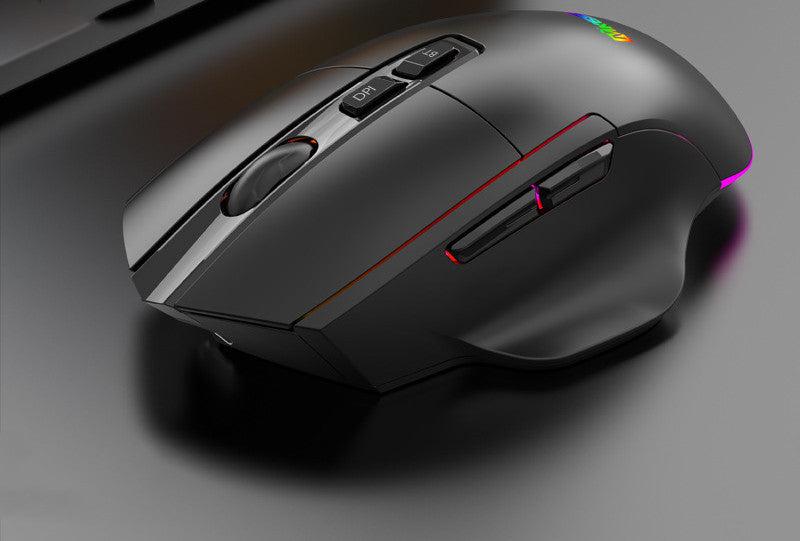 Rechargeable RGB Gaming Mouse – Play Longer, Play Brighter
